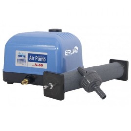 Aerācijas komplekts: gaisa sūknis AquaForte V60 un cilindra difuzors Hi-Oxygen 300x50mm