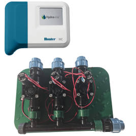 Hunter Valve Kit 3 zonas kolektors ar Hydrawise HC601 kontrolieri Hunter Valve Kit 3 zonas kolektors ar Hydrawise HC601 kontrolieri