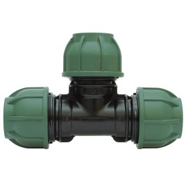 Kompresijas PP 90° samazinot tee PE caurulei IRRITEC 40mm x 32mm x 40mm Kompresijas PP 90° samazinot tee PE caurulei IRRITEC 40mm x 32mm x 40mm