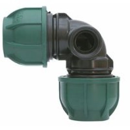 Kompresijas PP 90° Līkums POP-UP IRRITEC 32mm x ¾” iekšējais vītne x 32mm