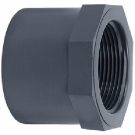 PVC-U uzmavas adapteris gluds / iekšējais vītne VDL 50 x 1”