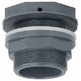 PVC-U plakans izplūdes tvertnes savienotājs VDL 63mm