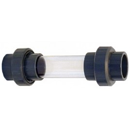 PVC-U Skatu stikls ar savienojumu 63mm PVC-U Skatu stikls ar savienojumu 63mm