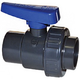 PVC-U lodveida vārsta vienots savienojums EFFAST 90mm