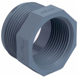 PVC-U vītņots adaptera gredzens EFFAST ¾” x ½”