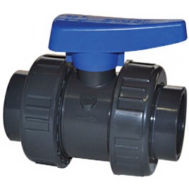 PVC-U lodveida vārsta dubultā savienojums EFFAST 90mm