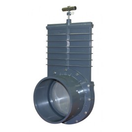 PVC-U vārtu vārsts ar nerūsējošā tērauda asmeni VALTERRA 90mm PVC-U vārtu vārsts ar nerūsējošā tērauda asmeni VALTERRA 90mm