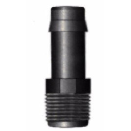 PP šļūtenes sprausla ārējā vītne BARBED ½” x 10mm
