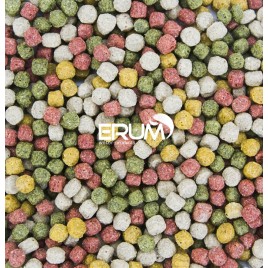 Peldošo zivju barība Basic, 15kg (~40l) 6mm Peldošo zivju barība Basic, 15kg (~40l) 6mm
