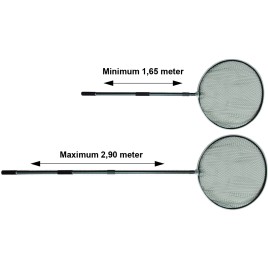 Koi tīkls ar teleskopisku rokturi Ø80cm, AquaForte Koi tīkls ar teleskopisku rokturi Ø80cm, AquaForte