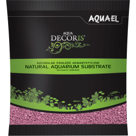 Substrāts AQUA DECORIS LILA ROSE 2-3 MM 1KG, AQUAEL Substrāts AQUA DECORIS LILA ROSE 2-3 MM 1KG, AQUAEL