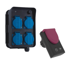 Strāvas kontaktligzda SMART TIMER 4 kontaktligzdas, AquaForte